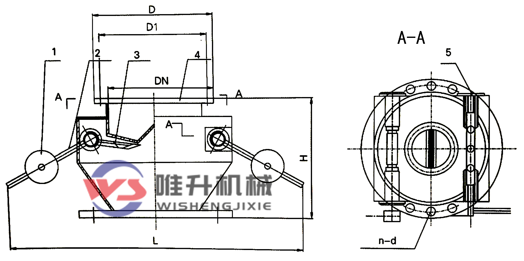圓形單層雙門(mén)重錘式鎖風(fēng)翻板閥 圓形單層雙門(mén)重錘式鎖風(fēng)翻板閥