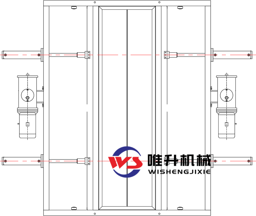 對(duì)開式電液動(dòng)平板閘門 對(duì)開式電液動(dòng)平板閘門